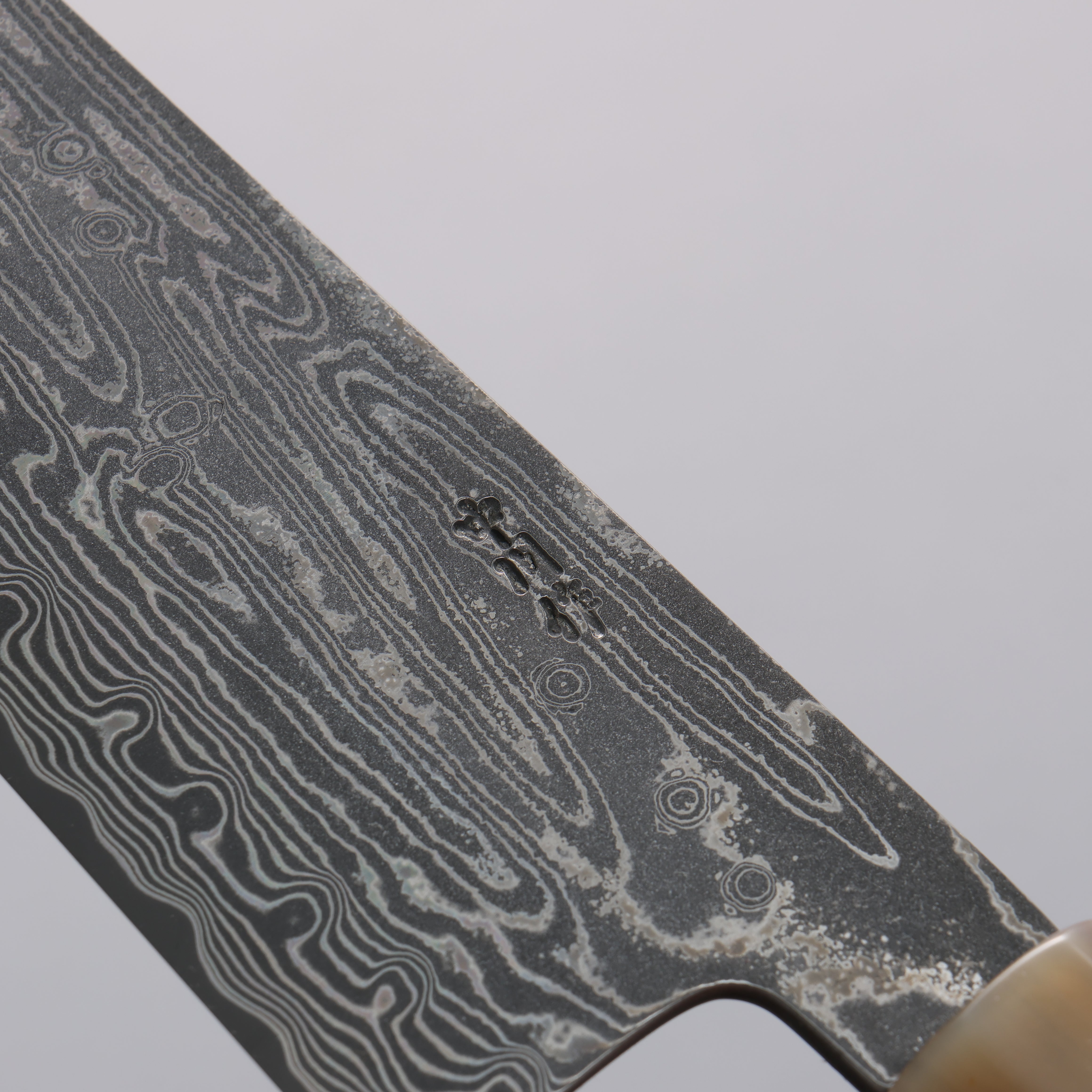 清助 SPG STRIX 黒ダマスカス 牛刀包丁 240mm 黒檀 (メープルリング