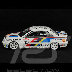 Robb Gravett Peugeot 405 Mi16 n°45 BTCC 1992 Blanc / Rouge 1/18