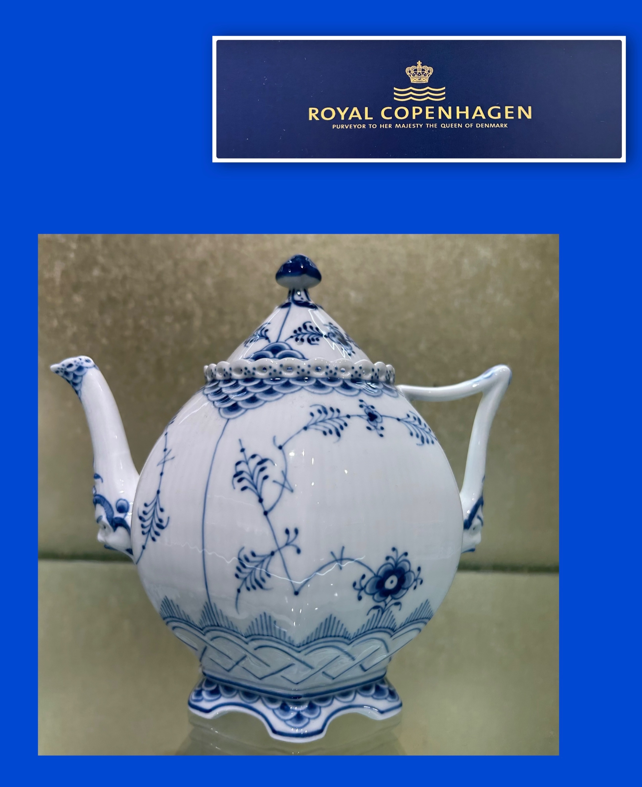 ロイヤルコペンハーゲン】ブルーフルーテッド フルレース | 特選洋食器