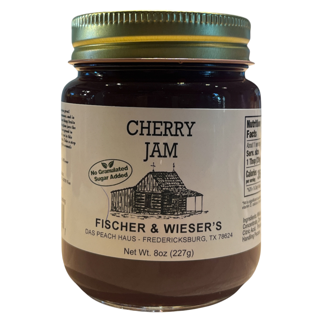 Heritage Cherry Jam 9oz - No Sugar Added | Fischer & Wieser