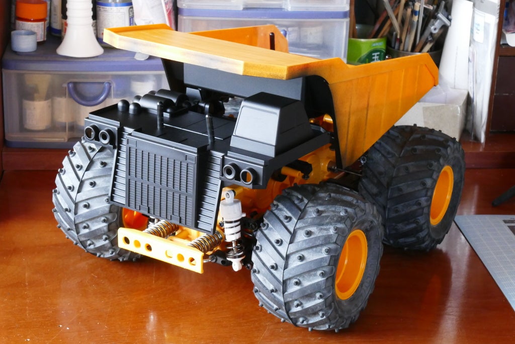 現場なラジコンカー タミヤ GF-01 1/24 ヘビーダンプ | 今さらラジコン