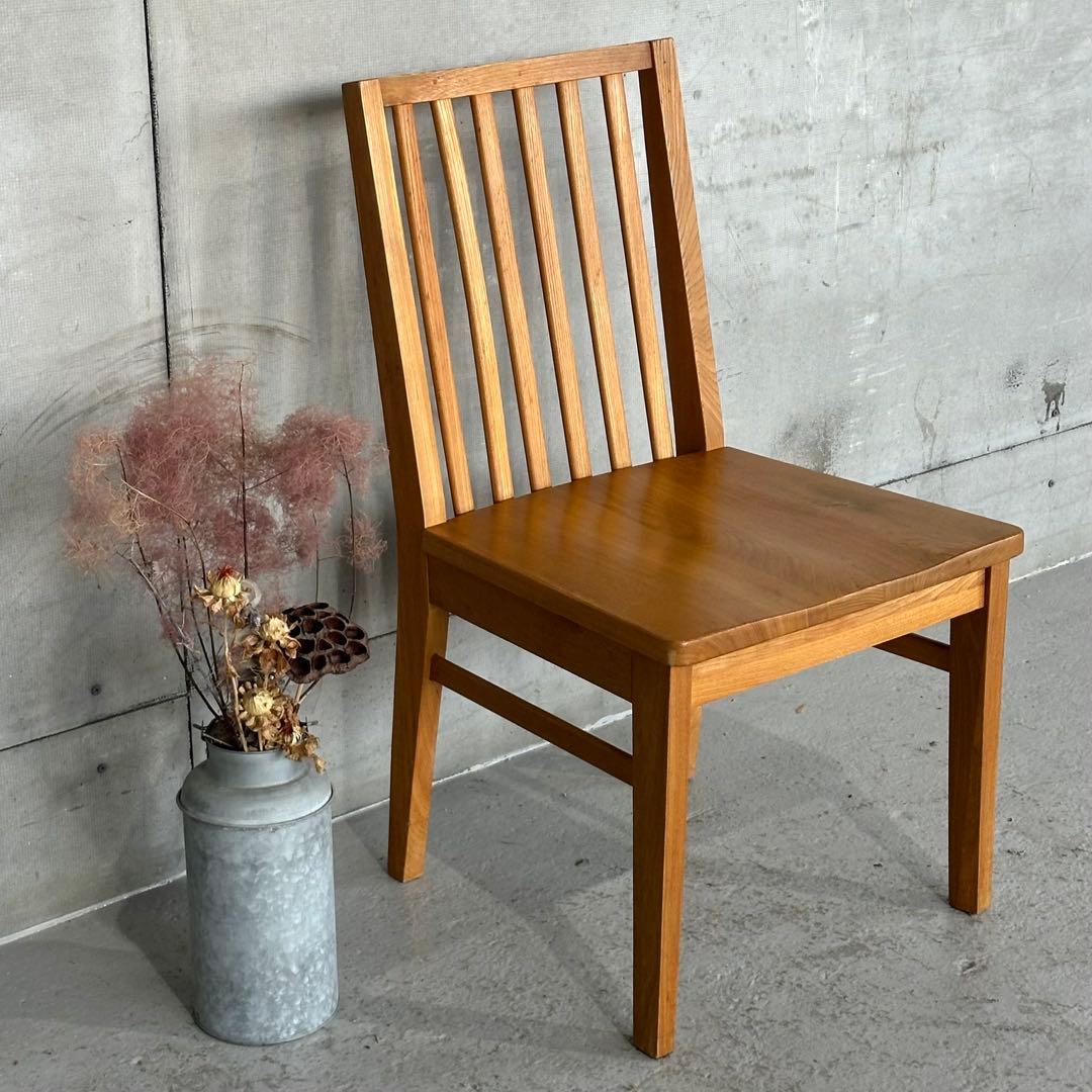 ★杉本家具★ ホワイトオーク無垢 ダイニングチェア｜オイル塗装 高級家具 ① ☆杉本家具☆ ホワイトオーク無垢 ダイニングチェア｜オイル塗装 高級