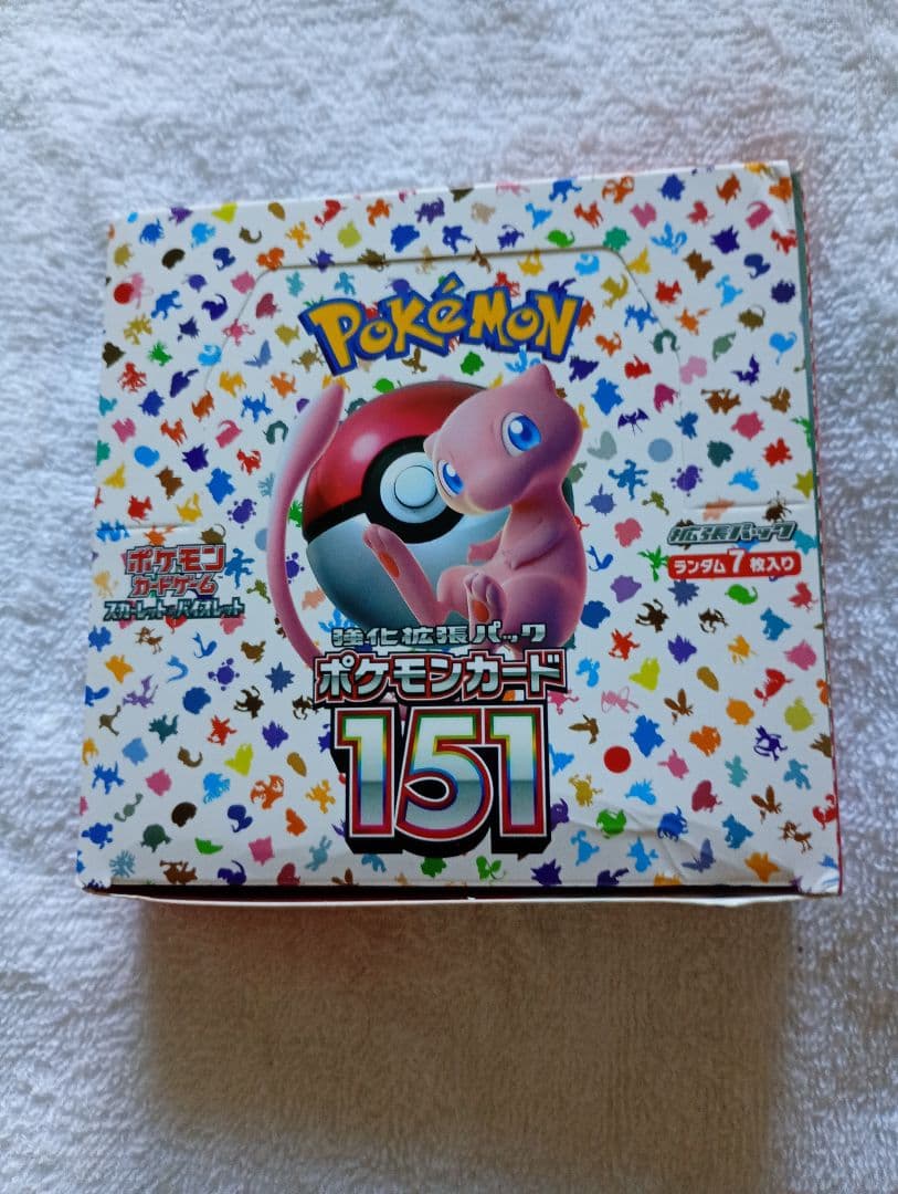 ポケモンカード151 外箱傷あり シュリンク未開封】ポケモンカードゲーム 151 BOX 傷有り ポケモン