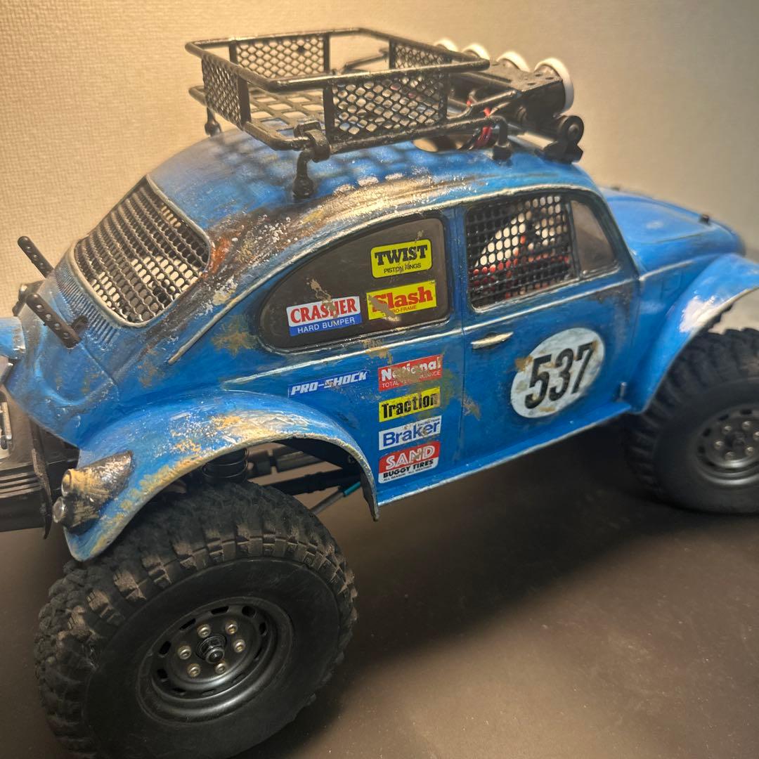 タミヤCC02 ビートル バハバグ 改造多数 タミヤのラジコン？ 実写で再現した1/1スケールのワーゲンオフローダー