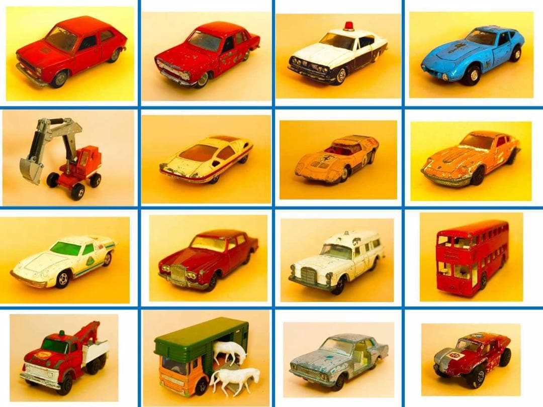 【昭和レトロ】当時物ミニカー大小16点 ヨネザワ, MATCHBOX,トミカ他 昭和レトロ】当時物ミニカー大小16点 ヨネザワ, MATCHBOX,トミカ他