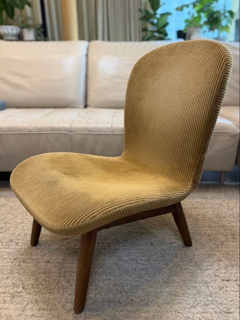 トラックファニチャー ラウンジチェア コーデュロイ コーデュロイ生地のリラックスラウンジチェア | laxe | インテリア