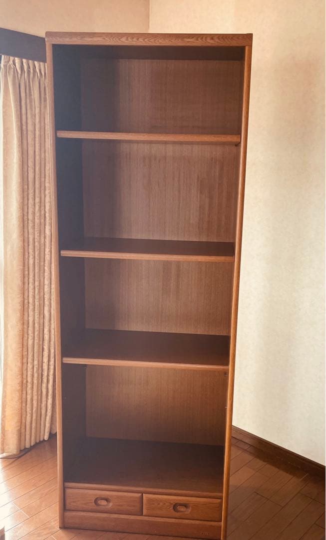 専用　棚　ラック　多目的　天然木　引き出し付き g159032]【幅105cm】Carter 引き出し付きシェルフラック シェルフ