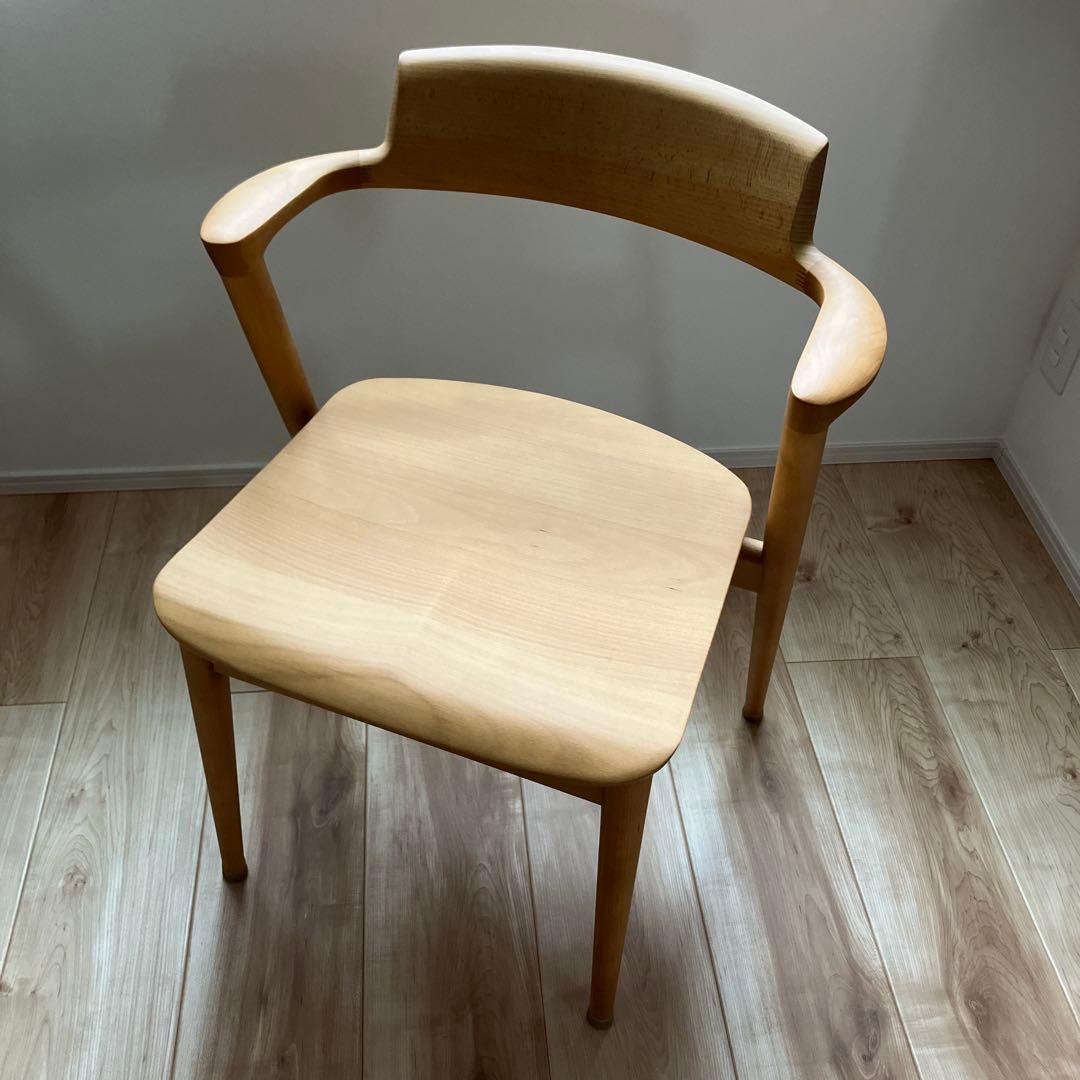 \"送料込み\" HIDA 木製シンプルチェア 飛騨家具 HIDA 飛騨産業 シカチェア 国産家具 無垢 ダイニングチェア