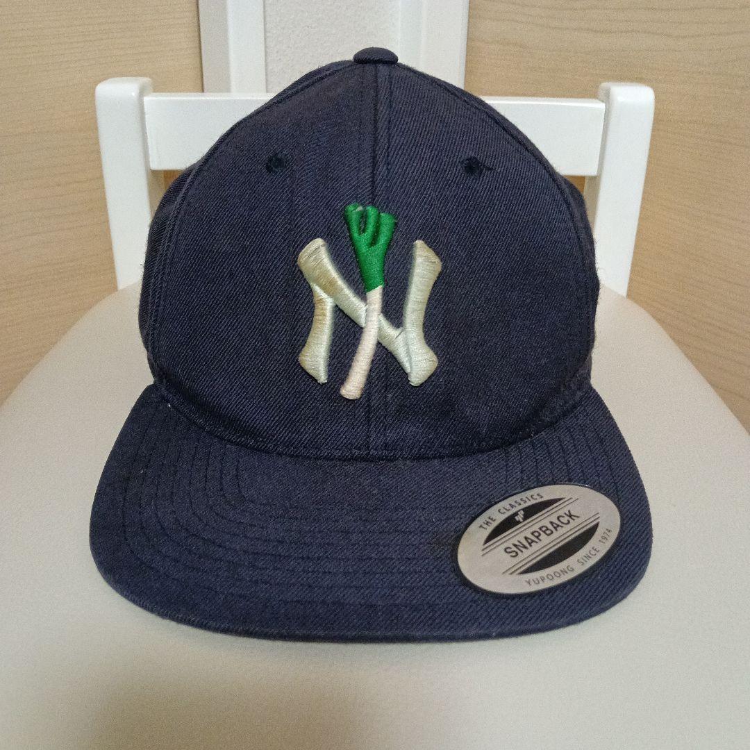 Negicco　刺繍ロゴ スナップバックキャップ　NegiCap ネイビー 9FIFTY NEW ERA NE400 オリジナル刺繍カスタムオーダー スナップバック