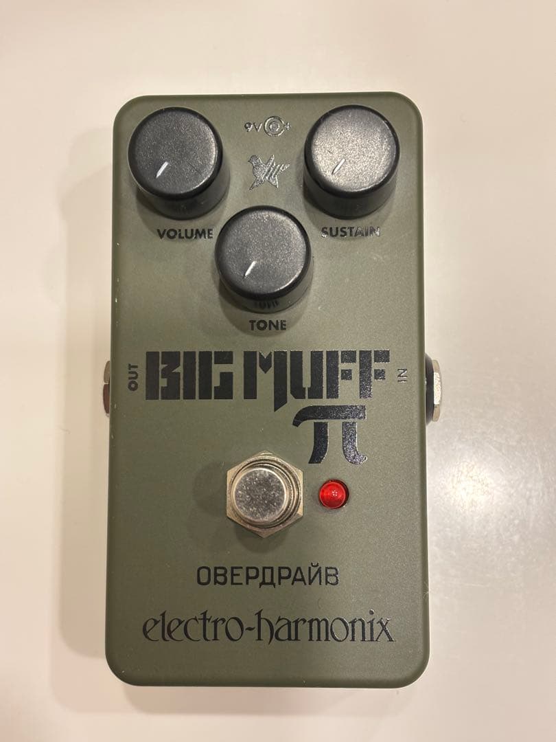 ロシアン　ビッグマフ　electro-harmonix BIG MUFF green-russian-big-mu.jpg