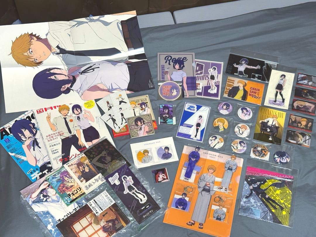 チェンソーマン レゼ篇 レゼ アクリルスタンド 缶バッジ 雑誌 特典 まとめ売り 劇場版『チェンソーマン レゼ篇』 缶バッジ : アニメ＆漫画 グッズ情報