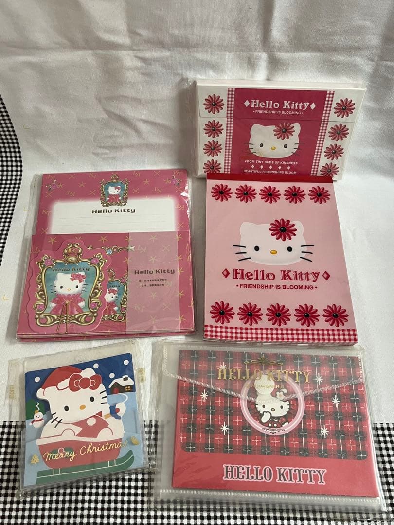 キティ　レターセット・メモ帳・封筒セット① ハローキティ　サンリオ 楽天市場】ハローキティ レターセット 日本製 サンリオ sanrio