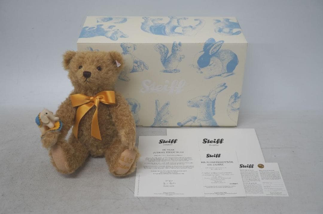 【M02-06】 Steiff シュタイフ 135年 ジュビリー テディベア M02-06】 Steiff シュタイフ 135年 ジュビリー テディベア - メルカリ