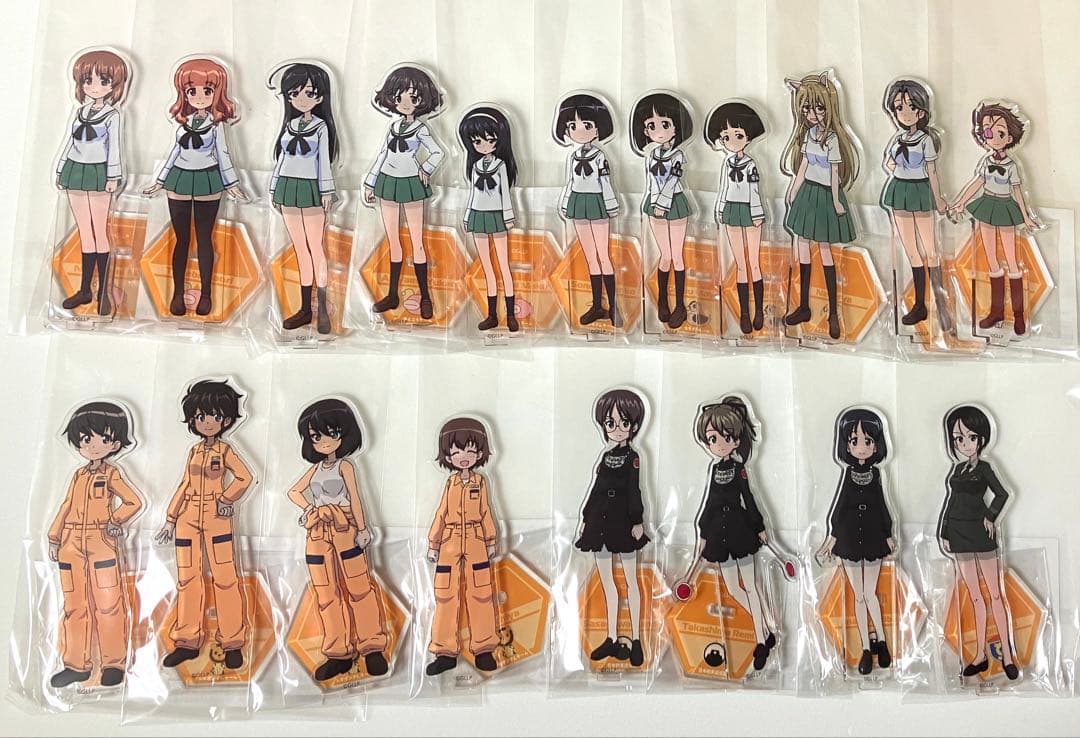 ガールズ＆パンツァー もっとらぶらぶ作戦です！ アクリルスタンド 全19種類 ガールズ＆パンツァー もっとらぶらぶ作戦です！ アクリルスタンド 全
