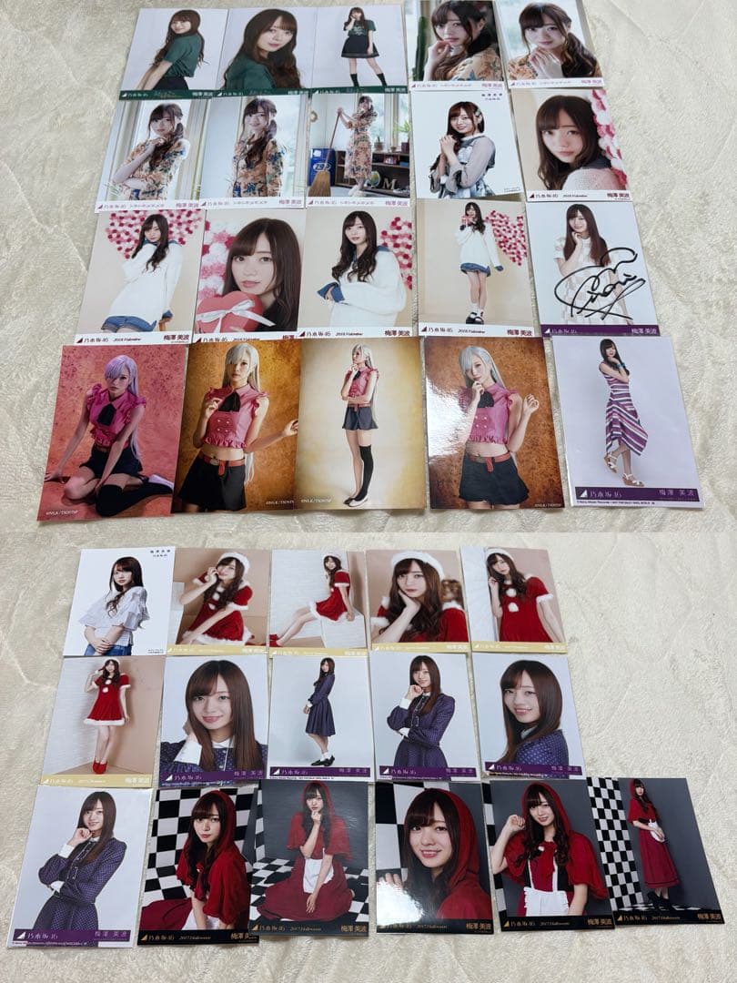 乃木坂46 梅澤美波 生写真 まとめ売り サイン付きあり 中古】生写真(乃木坂46) 梅澤美波/上半身・真夏の全国ツアー2019衣装1