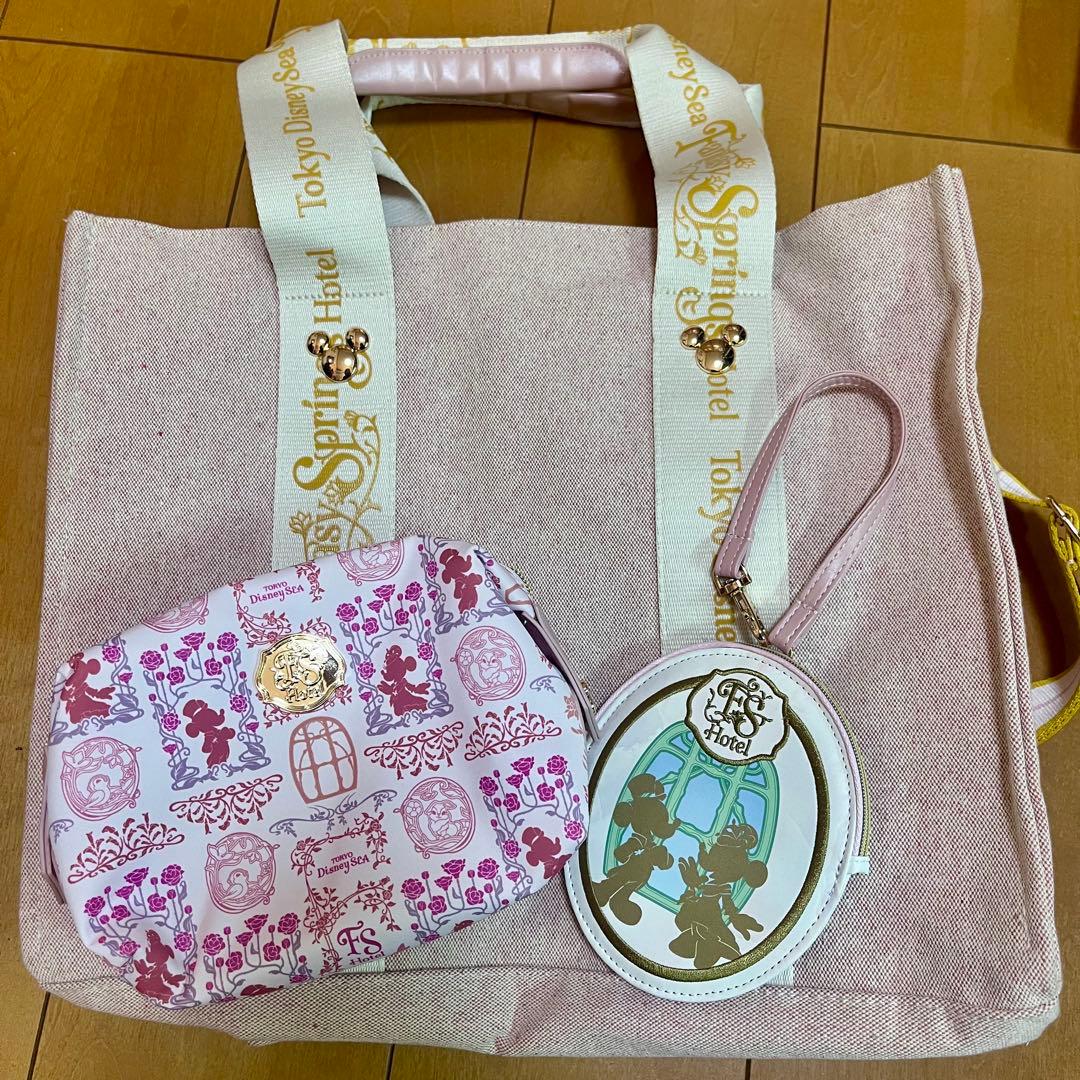 Disney 東京 ディズニー ファンタジースプリングス ホテル トートバッグ トートバッグ、パスケースが登場！東京ディズニーシー・ファンタジー