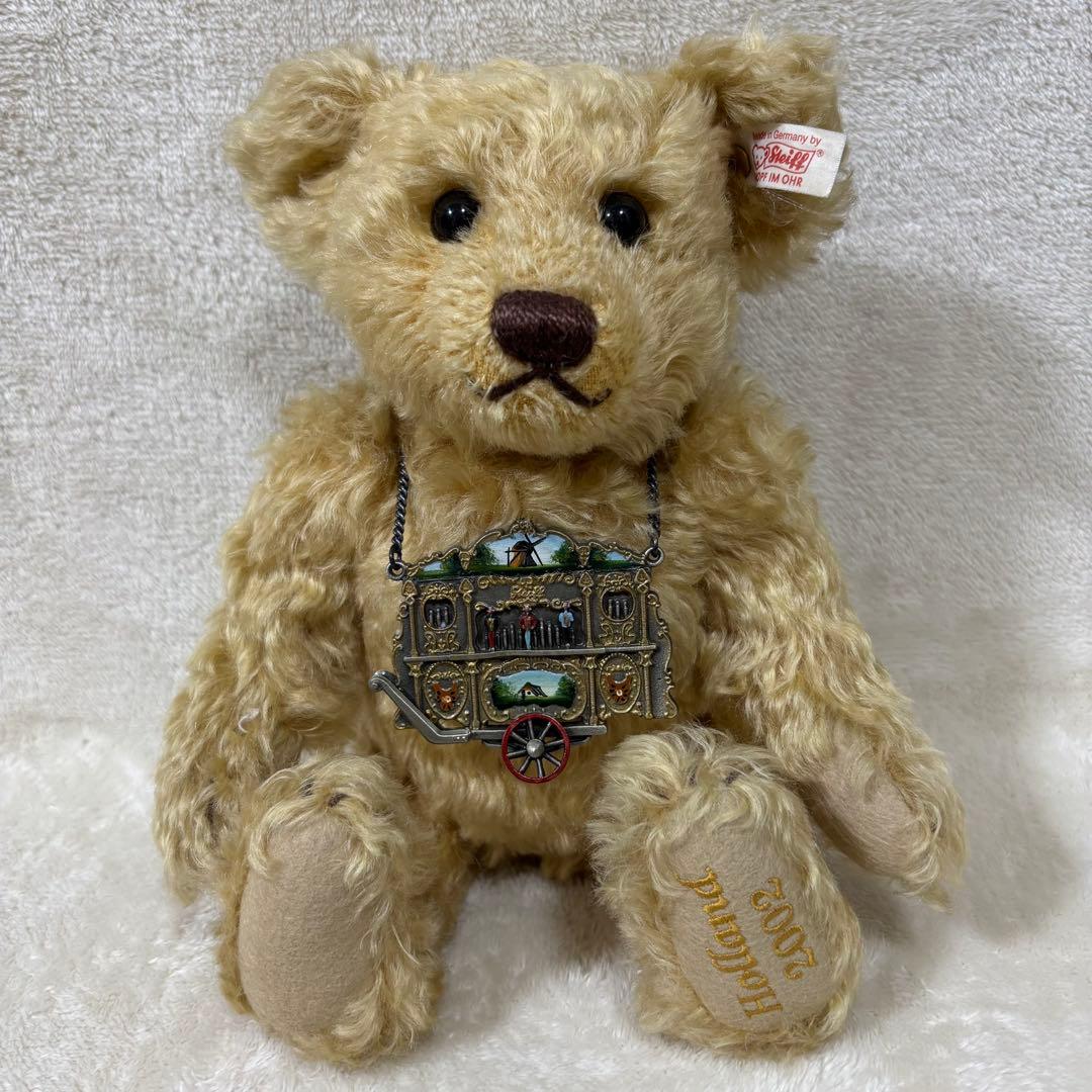 Steiff シュタイフ オルゴール Barrel Organ 2005年 Steiff Teddy Rosé 2005 Festival Bear All Ids 17 Inches Pink
