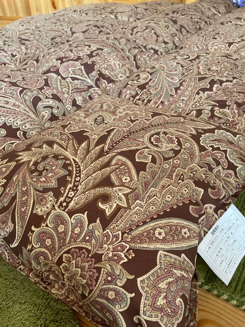 新品【羽毛布団(ポーランド産マザーグース)】 極寒地仕様　1.3kg ピンク