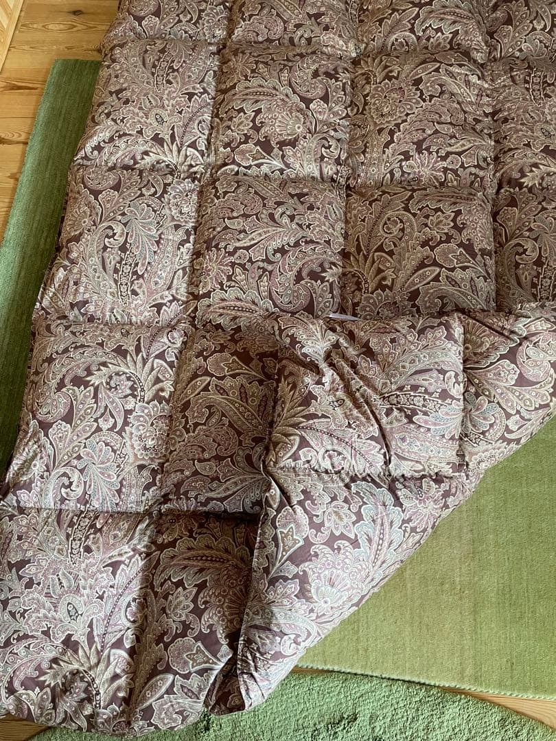 新品【羽毛布団(ポーランド産マザーグース)】 極寒地仕様　1.3kg ピンク