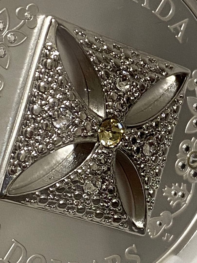 最高鑑定】2022 カナダ エリザベス女王 ダイアモンドダイアデム 銀貨