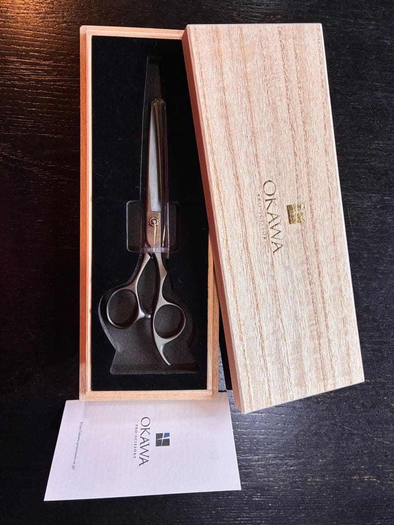 OKAMWA ステンレス シザー 木製ケース付き 楽天市場】ワゴン用 シザーケース / POCKE シザートレー ブラウン / 5