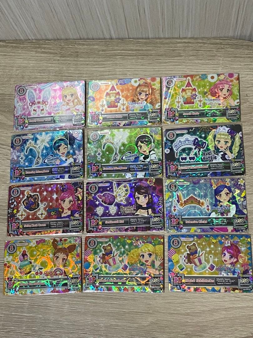 アイカツ！ 海外版 キャンペーン　アクセサリー12枚セット 楽天市場】【BOX】ライフスタイルバンダイ チケットライクコレクション