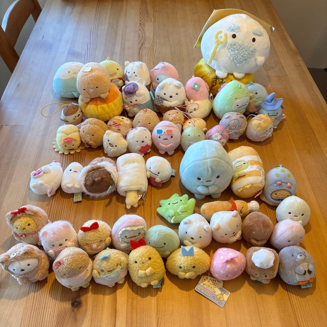 すみっこぐらし　ぬいぐるみまとめ売り Amazon.co.jp: すみっコぐらし てのりぬいぐるみ たぴおか（ブルー