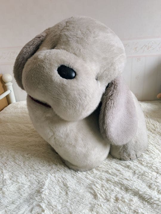 うめ吉 特大ぬいぐるみ うめ吉 ホワイト M 犬 ぬいぐるみ 日本製 オリエンタルトーイ 2023年新