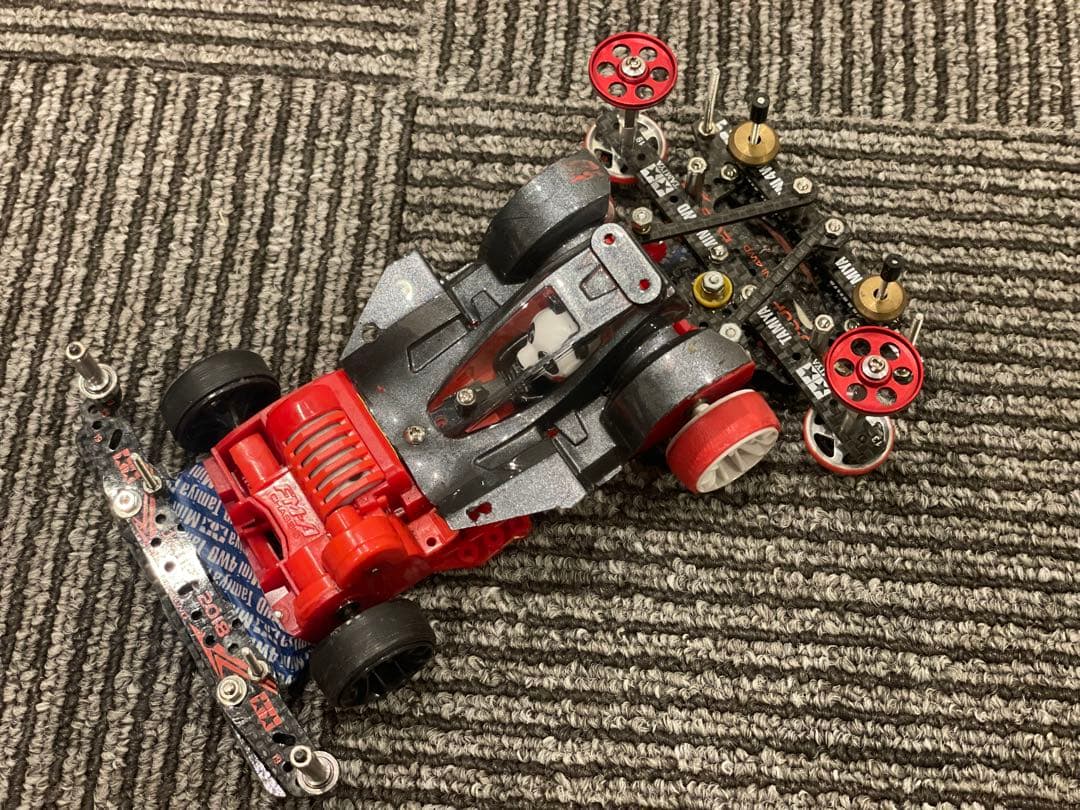 FM-Aシャーシ　フルカスタム　カーボン　1軸アンカー　東北ダンパー Amazon | TAGATORON（タガトロン）カーボン1軸リヤアンカーセット (1
