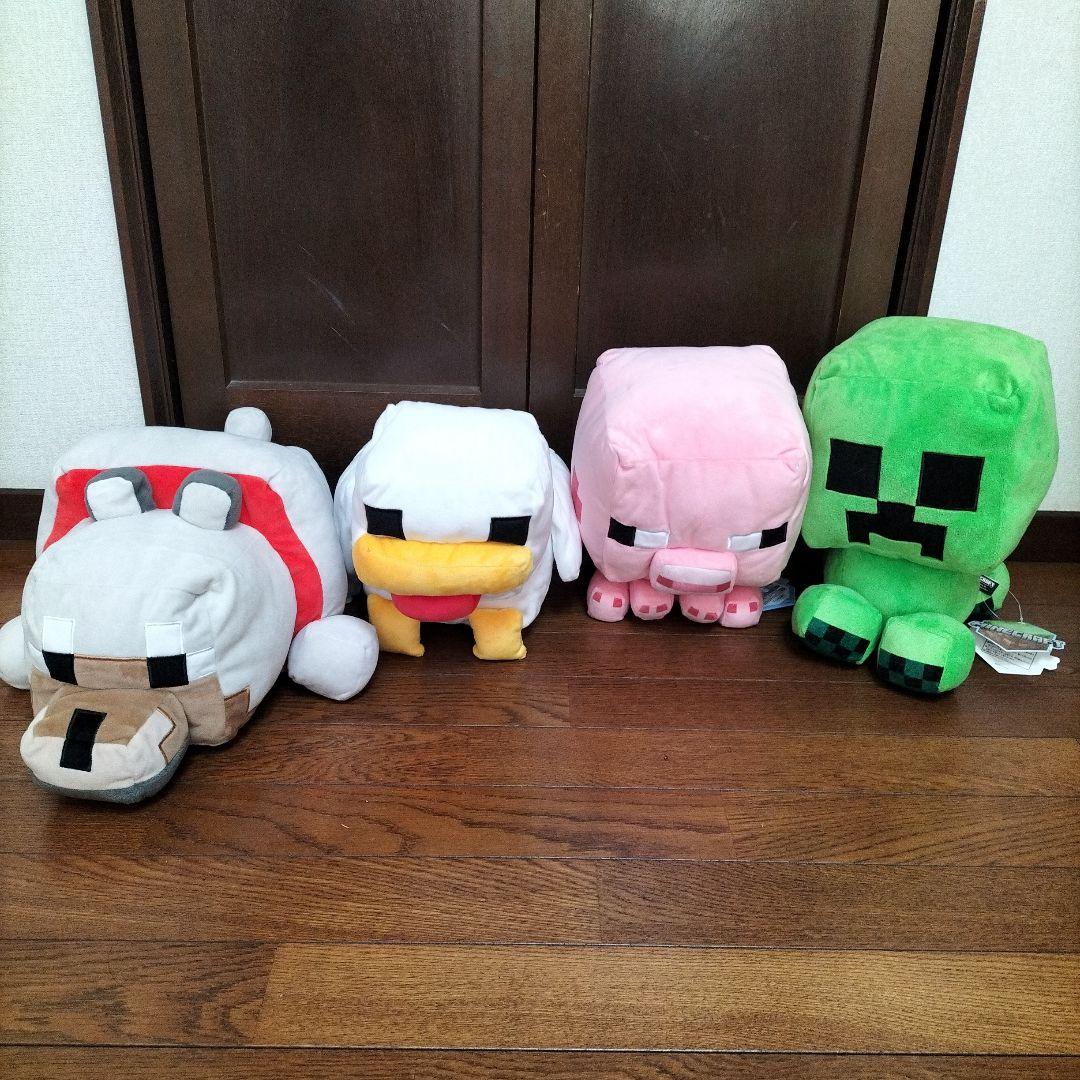 マインクラフト★デフォルメ BIGぬいぐるみ ☆プライズコーナーより〈マインクラフト デフォルメぬいぐるみ