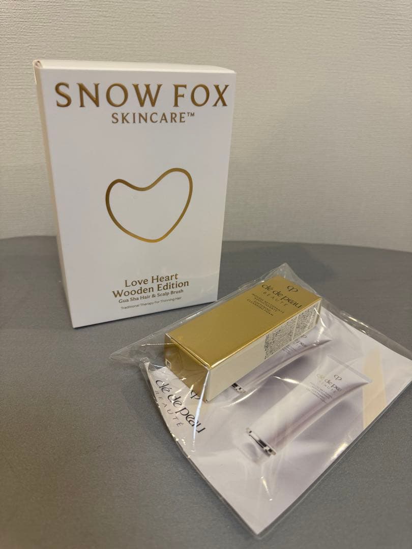  FOX SKINCARE☆カッサブラシ プレミアム FOXカッサ ウッド ヘアブラシ｜ SNOW FOX SKINCARE スノー