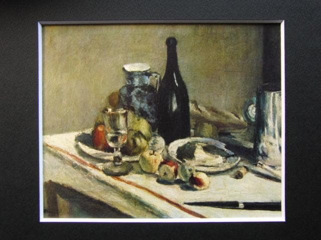 マティス「黒いナイフのある静物」、希少画集より、状態良好、新品高級額装付 ペティナイフ – 山崎清春商店~尾道刃物~