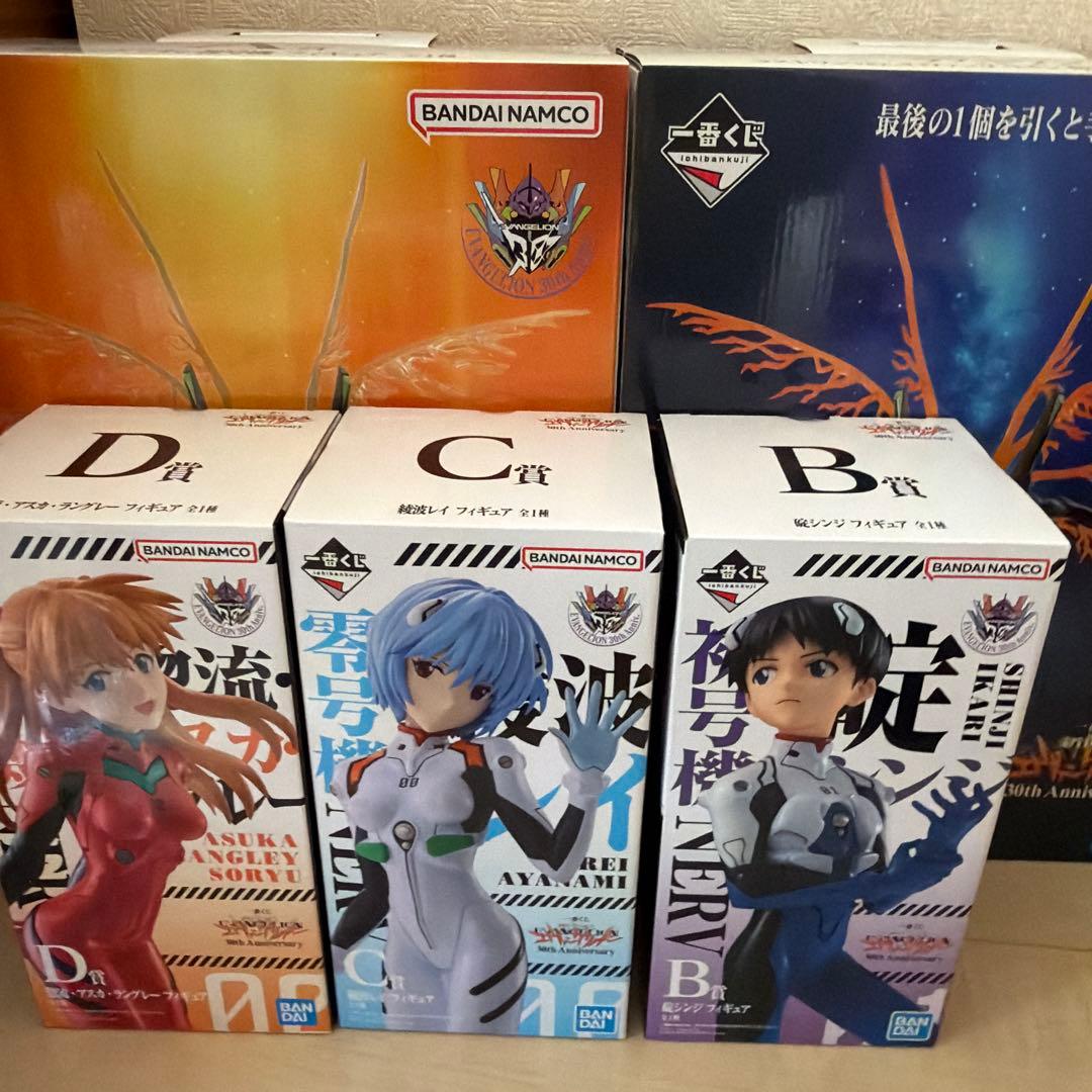 一番くじ 新世紀エヴァンゲリオン 1ロット C D 1点　計59点 一番くじ 新世紀エヴァンゲリオン劇場版 Airまごころを、君に/2025年02