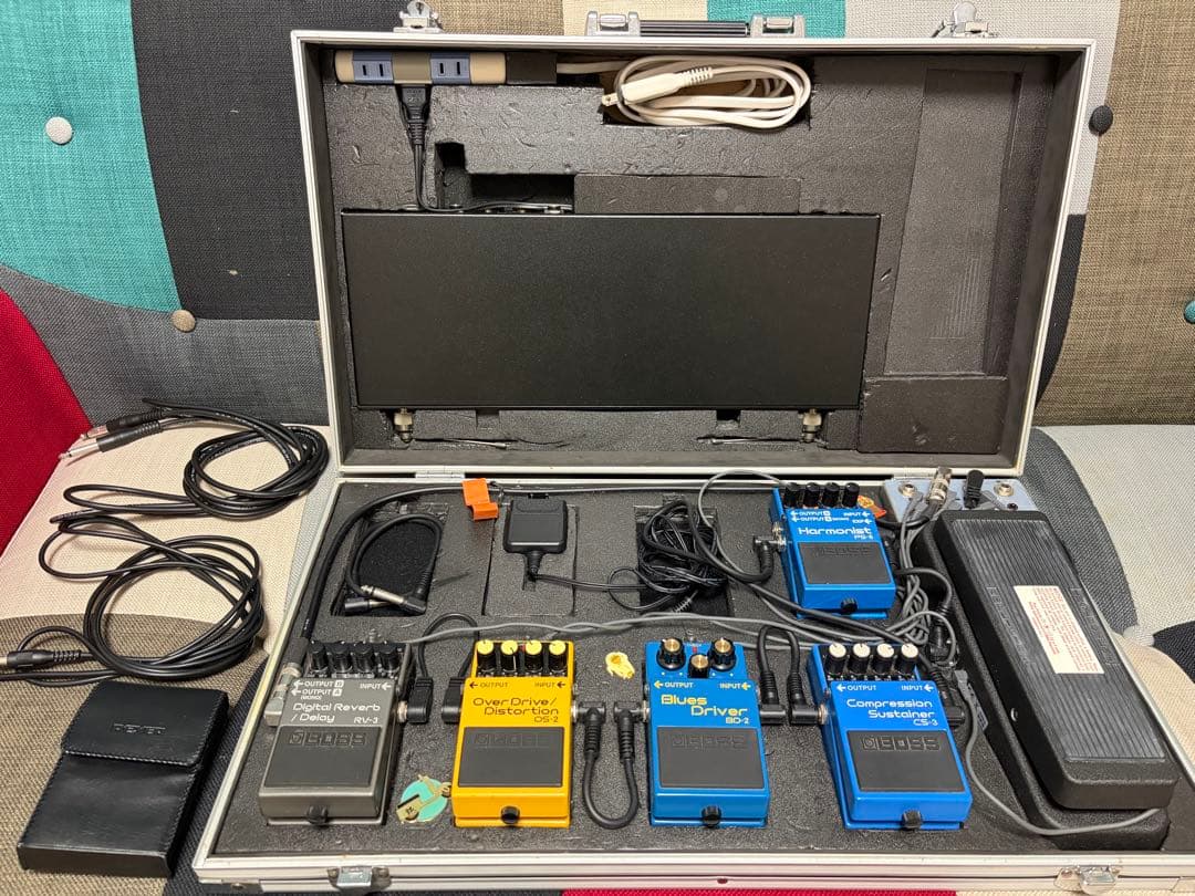 BOSS エフェクター ワウペダル セット ケース付き BOSS BCB-30X Pedal Board エフェクターケース ペダルボード(ボス 手軽
