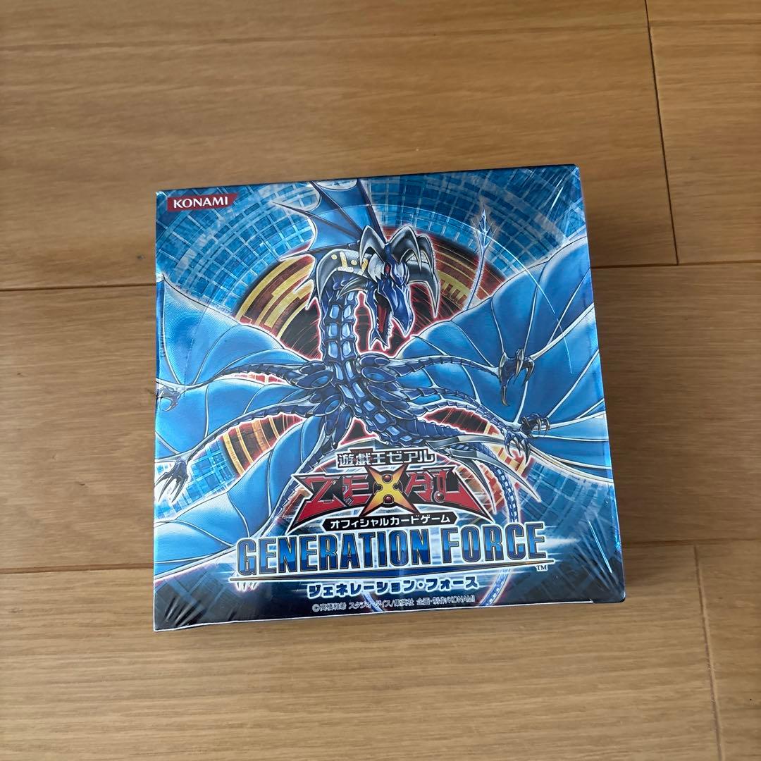 遊戯王 ジェネレーションフォース 新品未開封BOX シュリンク付き