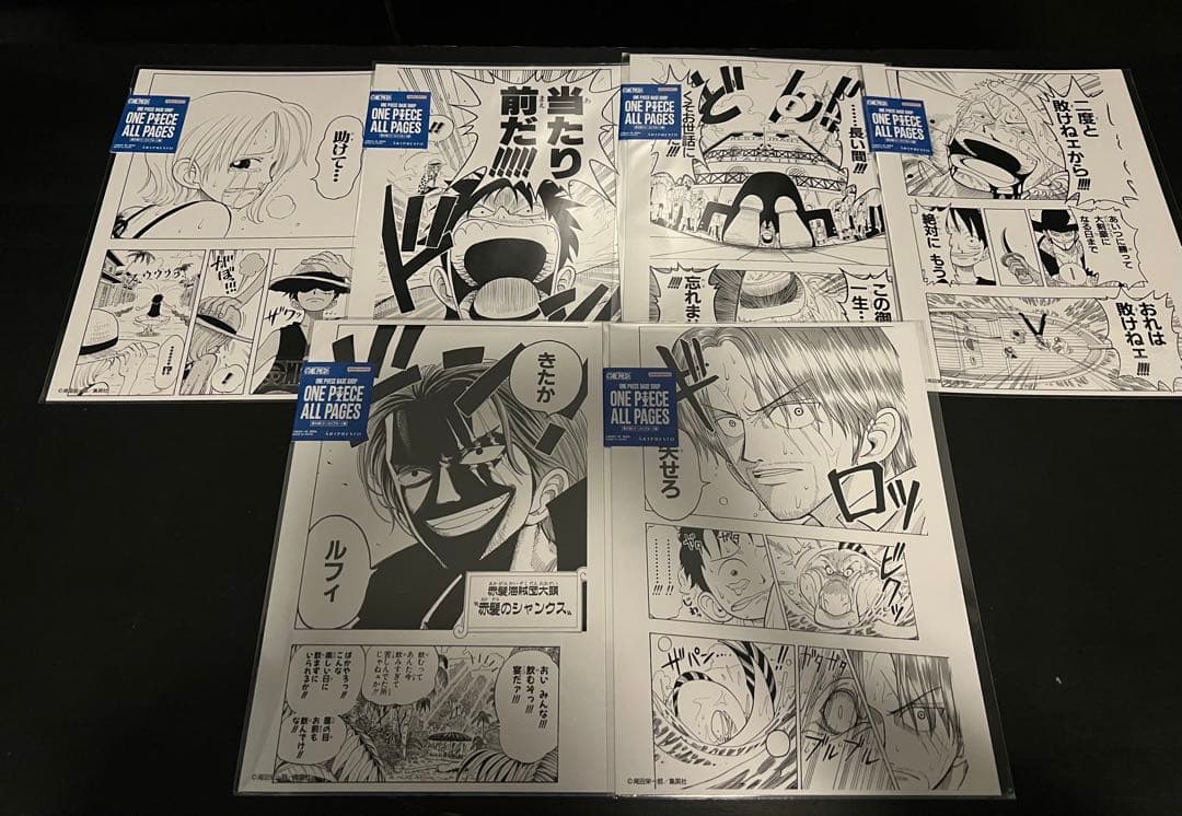 ONE PIECE BASE all pages 6品　レア ONE PIECE ALL PAGES（B4） | ONE PIECE BASE SHOP | ワンピースベース