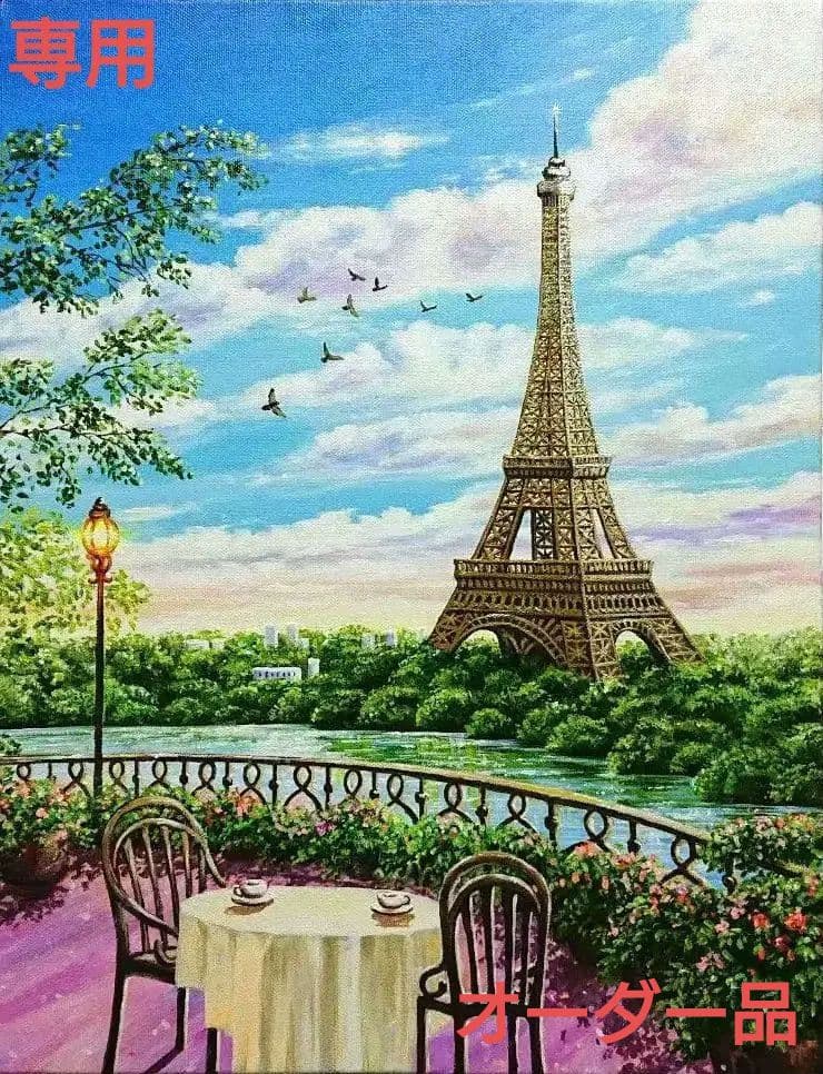 【欧州の景色③】アクリル画 F6 風景画 絵画 ポルトフィーノ ヨーロッパ 地中海 夕景 風景画 イタリア 絵画 海