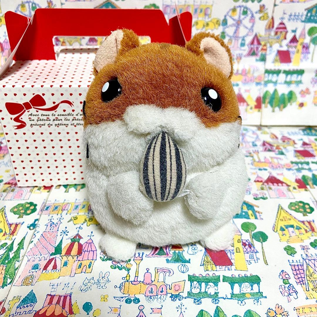 平成レトロ ハムスター倶楽部 しげっち ぬいぐるみ 鳴き笛入り