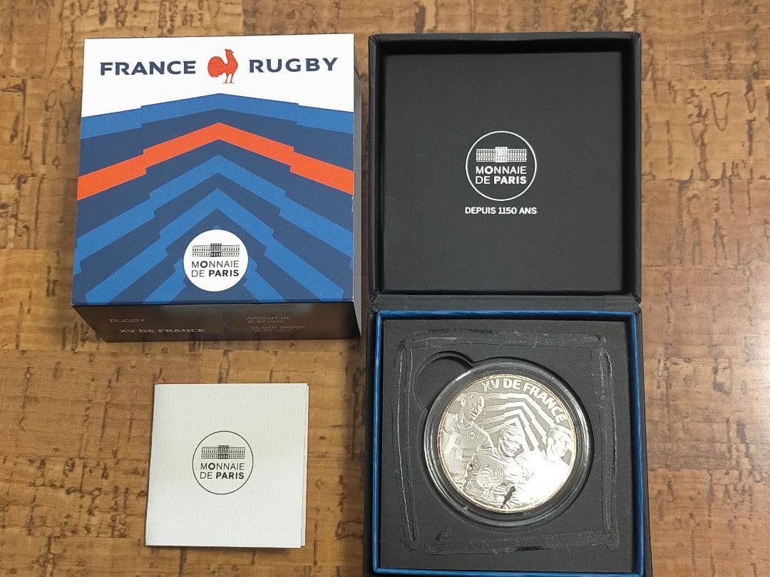 ♥♥。「フランス2023年 ラクビーワールドカップ10ユーロ記念銀貨 」。 6月16日(月)から予約販売】サッカーW杯公式記念コイン フランス