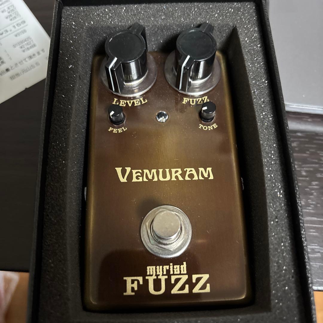 Vemuram myriad FUZZ ギターエフェクター VEMURAM｜Myriad Fuzz【ミリアド”無限”の音色を奏でる多彩なファズ】