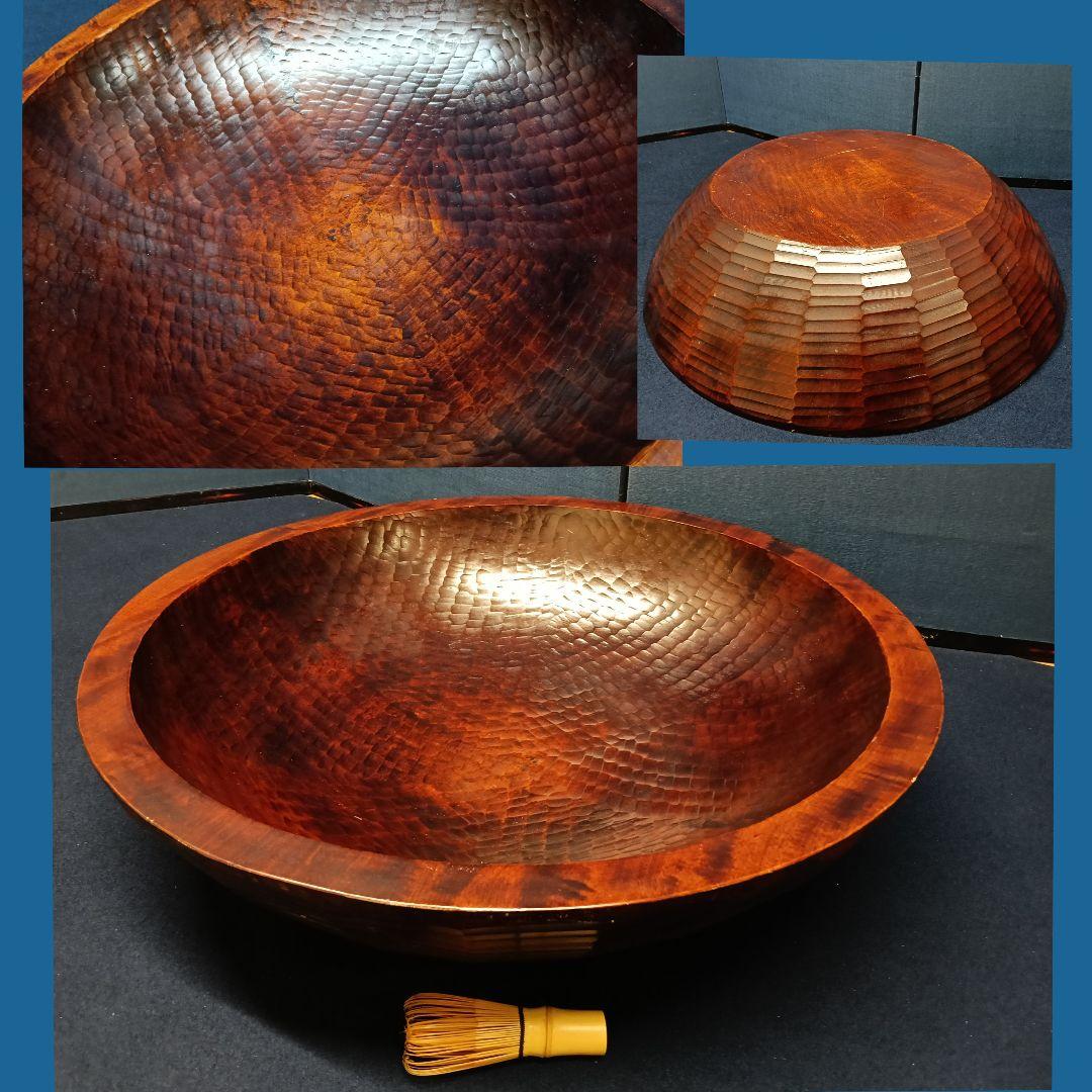 AM95 こね鉢 木製 天然木 直径60cm 重さ5.5kg 蕎麦饂粉物 こね器 konebatisobasyou14.jpg