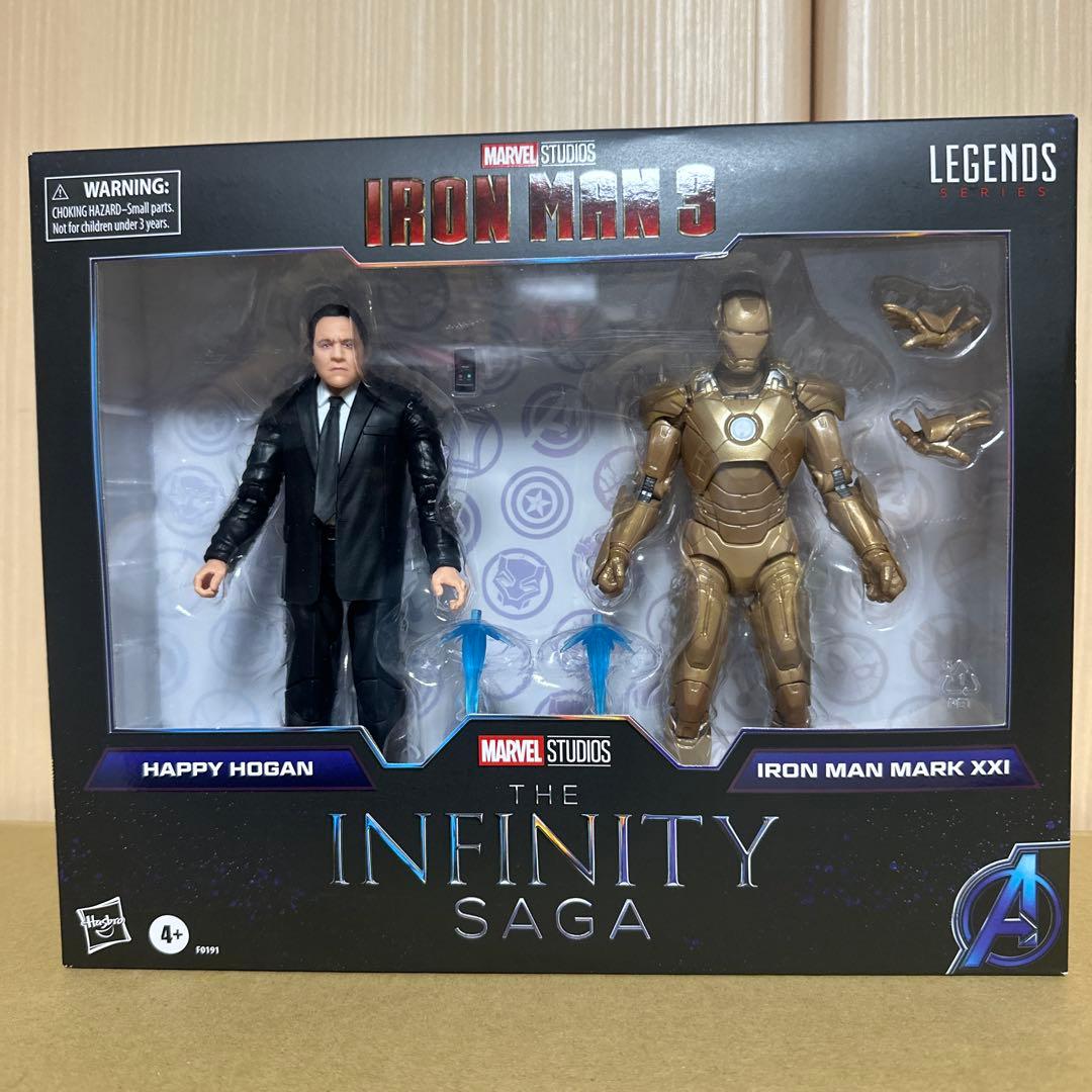 アメコミ MARVEL LEGENDS Happy Hogan & Iron Man Iron Man 3] Happy Hogan & Iron Man Mark 21 Infinity Saga Marvel