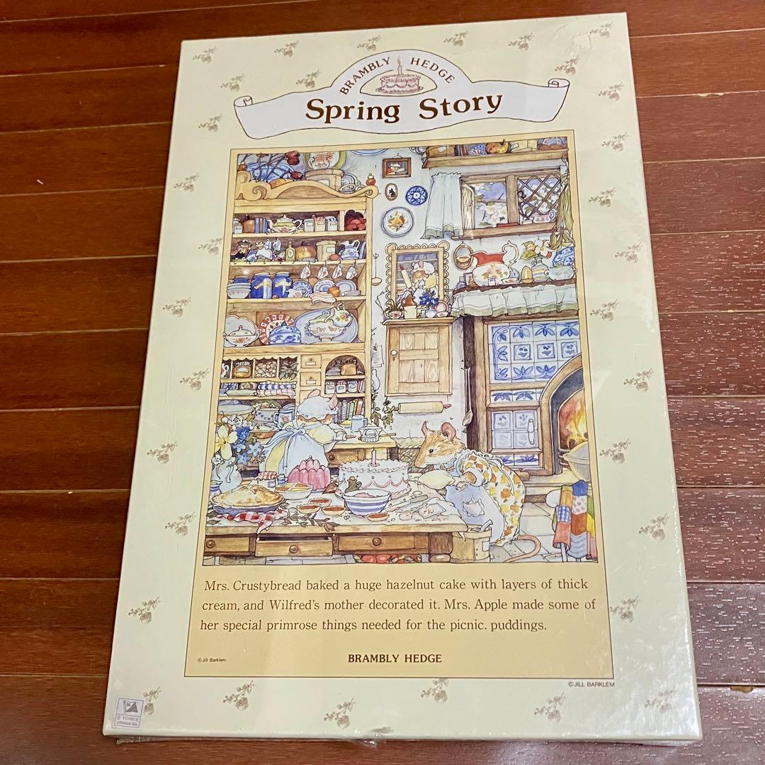 ブランベリーヘッジ　ジグソーパズル　1000ピース 春のピクニック Amazon.com: Cobble Hill 1000 Piece Puzzle - Brambly Hedge Spring