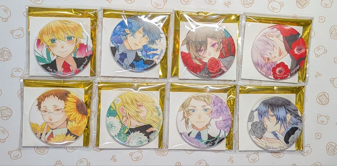 PandoraHearts　パンドラハーツ　花言葉　缶バッジ　オズ　ブレイク PandoraHearts 花言葉 缶バッジ - メルカリ