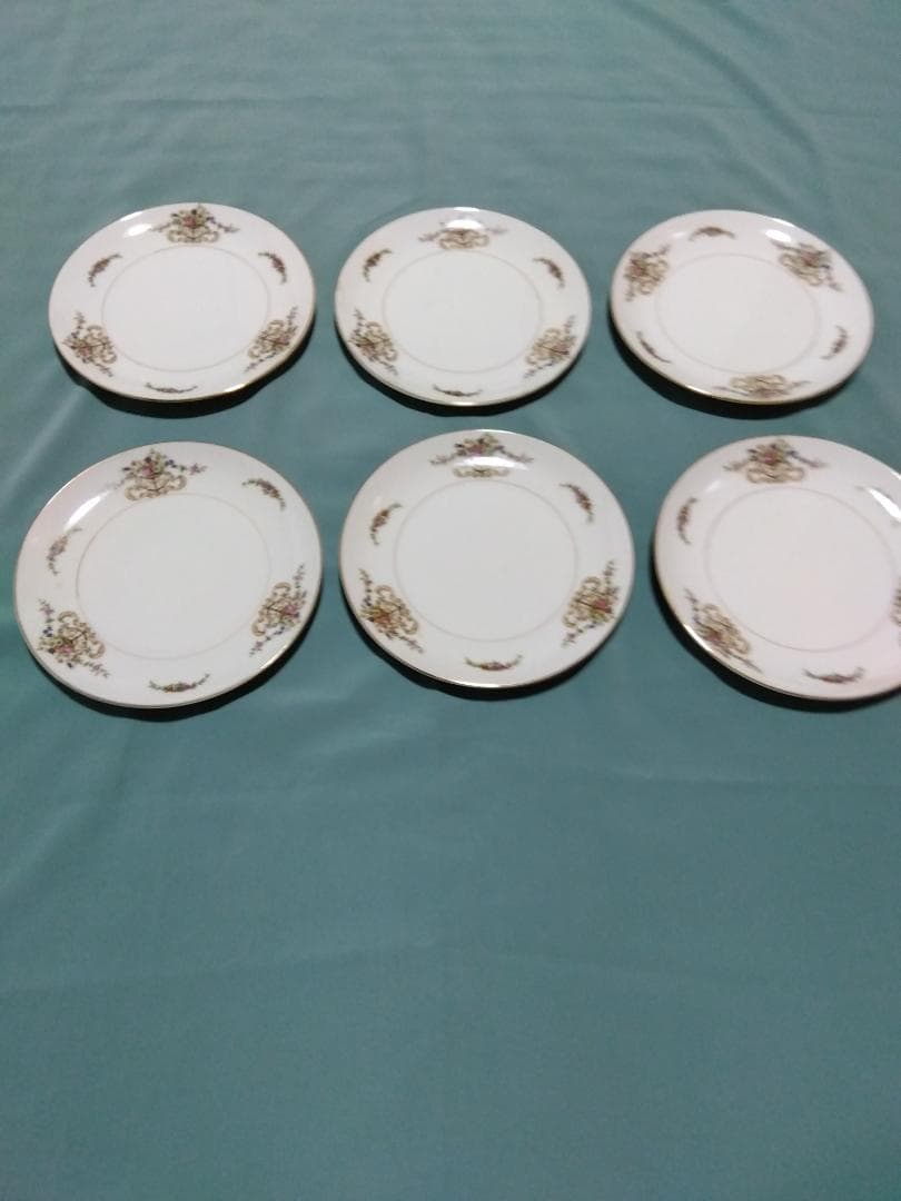 ヴィンテージ　SWALLOW ファインチャイナ 皿 6枚セット ノリタケ ボーンチャイナ 花更紗 ベリー皿 15cm 6枚セット item no
