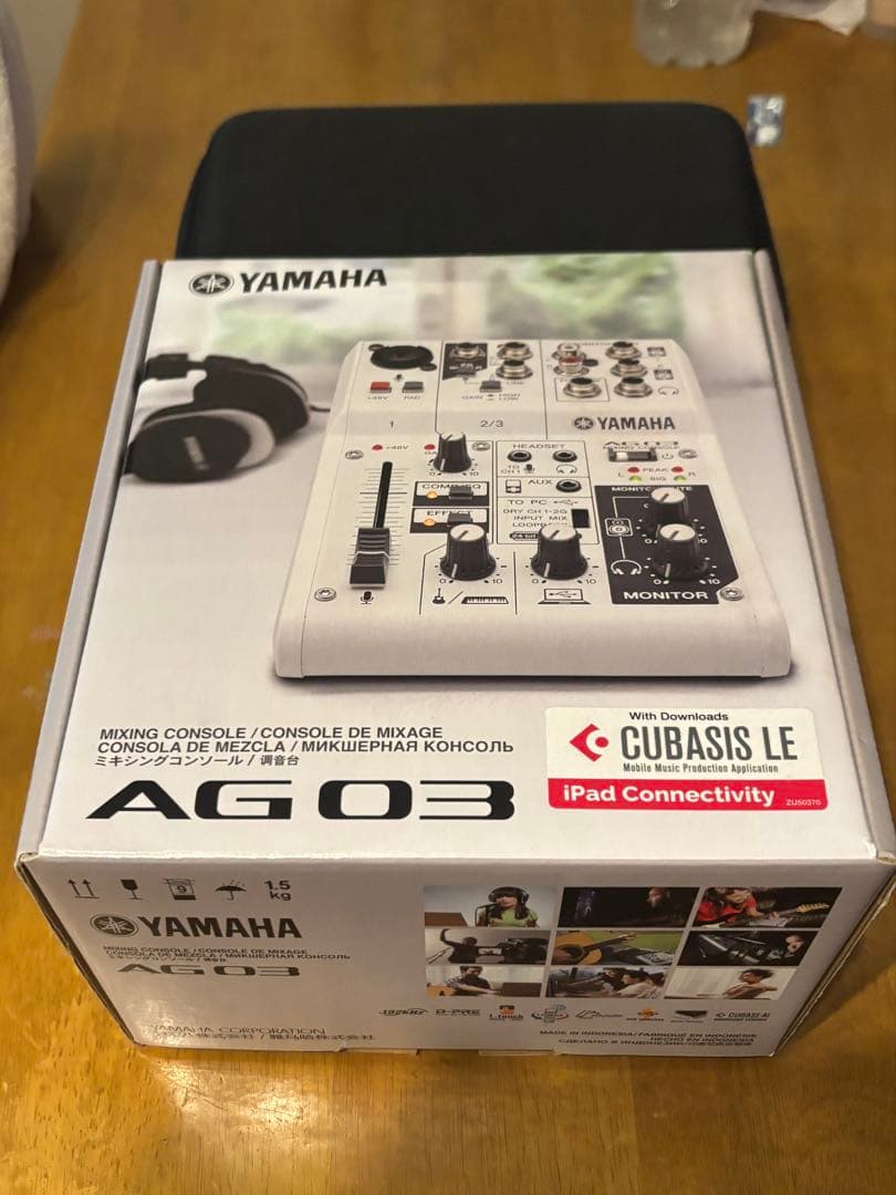 YAMAHA AG03 ミキシングコンソール+ケーブル類 ミキサーの基本！AG03を使いこなそう！｜レーシー@曲を作る航海士&Vtuber
