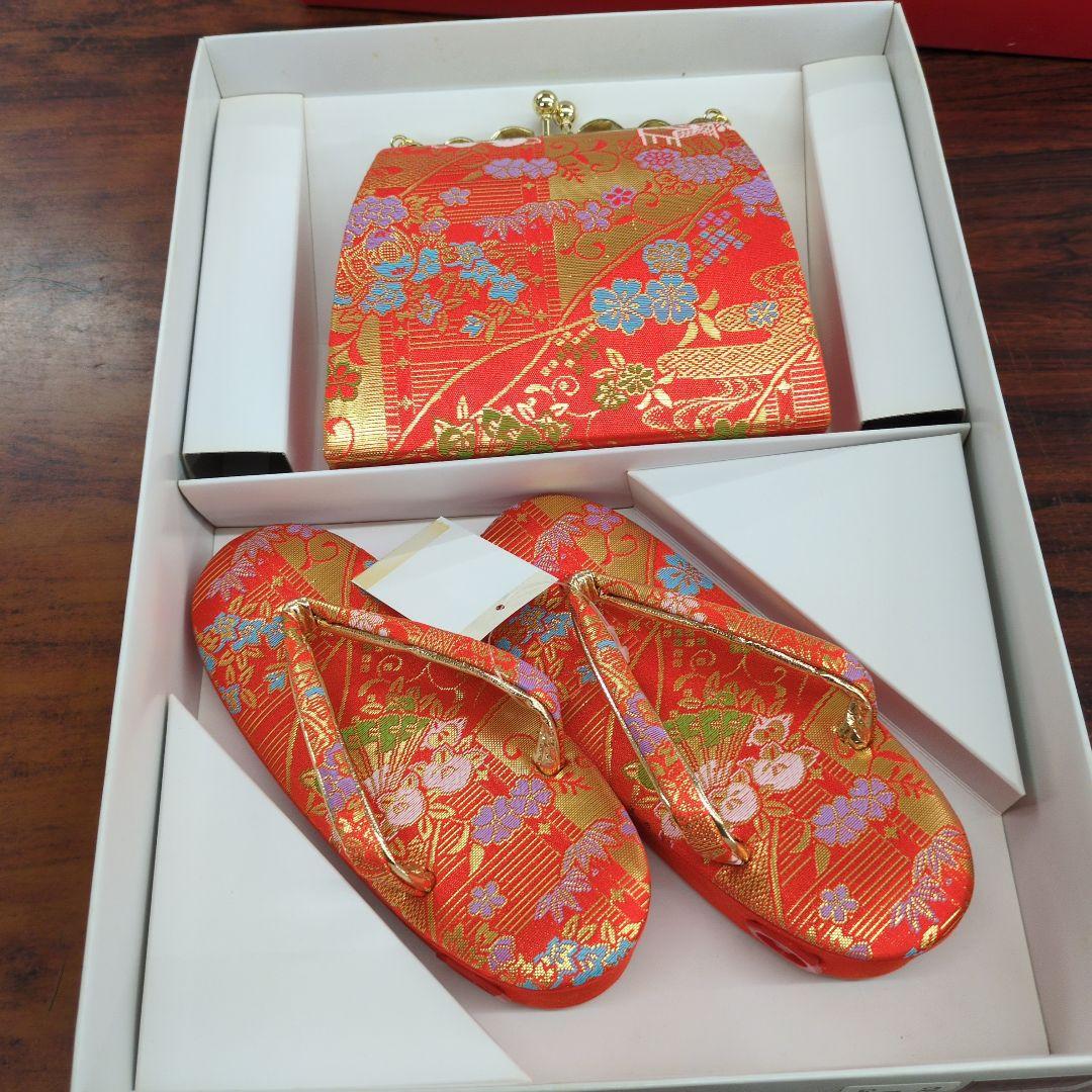 タグ付き　七五三18センチ草履とバッグのセット M　未使用美品本キルク　オレンジ 楽天市場】＼まとめ割☆終了間近／ 【ランキング1位受賞】 七五三 草履