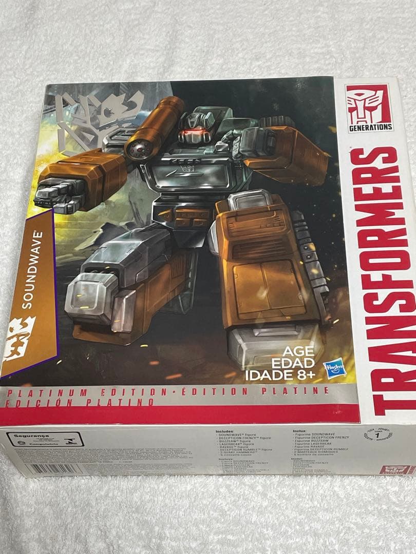 TF【プラチナエディションイヤー オブザゴート】サウンドウェーブ レビュー202 トランスフォーマー TL‐84 サウンドウェーブセット