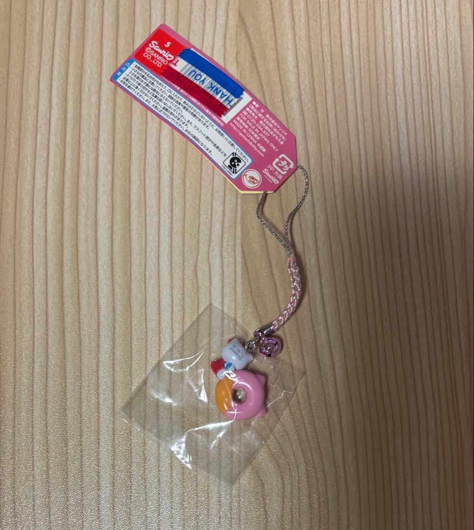 サンリオハローキティ ご当地根付ストラップ 神戸 ドーナツバージョン