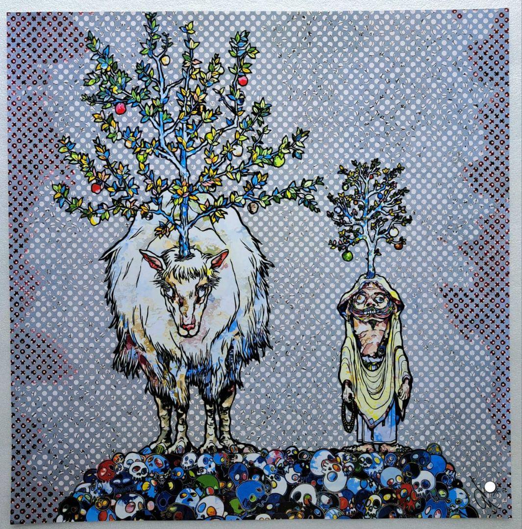 村上隆　シシ神と羅漢　ポスター　アート　人気画家　(草間彌生　奈良美智) 草間彌生、李禹煥、宮島達男、村上隆、奈良美智、杉本博司。森美術館に